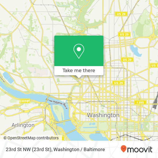 23rd St NW (23rd St), Washington, DC 20008 map