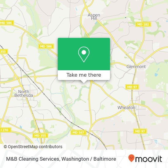 Mapa de M&B Cleaning Services, 11802 Indigo Rd