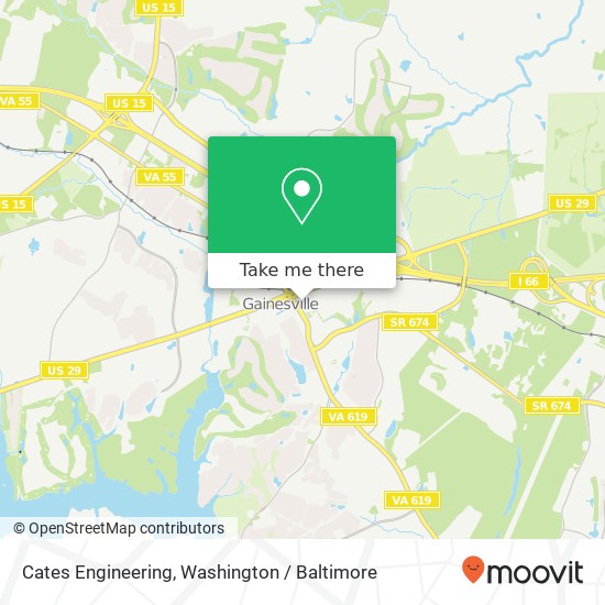 Mapa de Cates Engineering, 7500 Iron Bar Ln