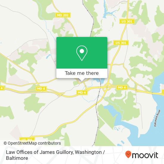 Law Offices of James Guillory, 14626 Main St map