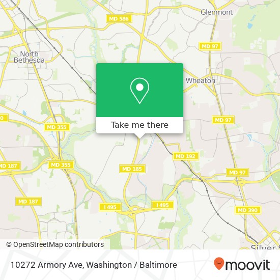 10272 Armory Ave, Kensington, MD 20895 map