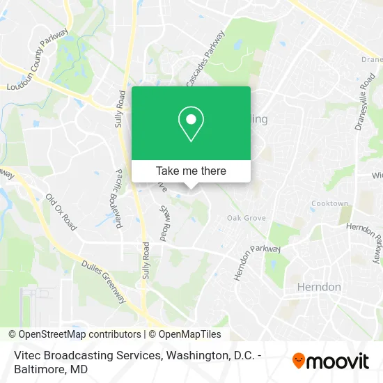 Vitec Broadcasting Services map