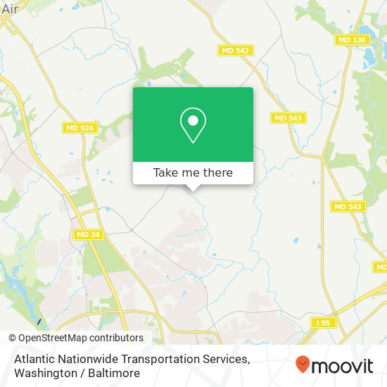 Atlantic Nationwide Transportation Services, 525 Cedar Ln map