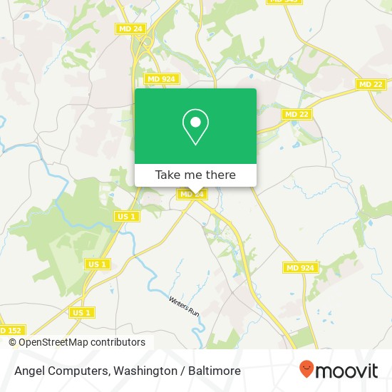 Mapa de Angel Computers, 568 Baltimore Pike