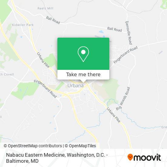 Nabacu Eastern Medicine map