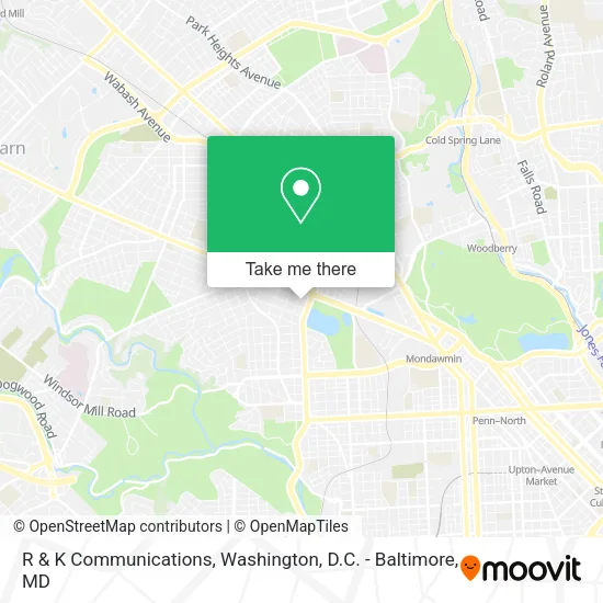 Mapa de R & K Communications