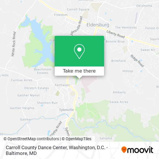 Mapa de Carroll County Dance Center