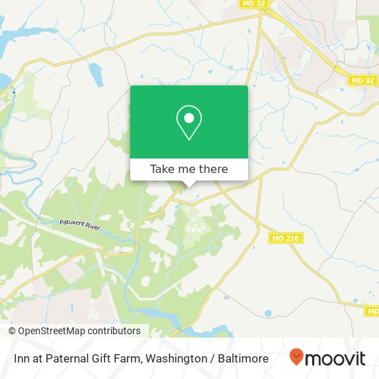 Inn at Paternal Gift Farm, 13555 MD-108 map