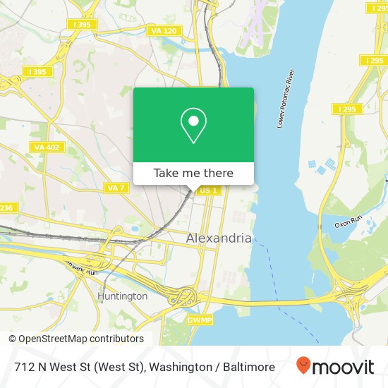 712 N West St (West St), Alexandria, VA 22314 map