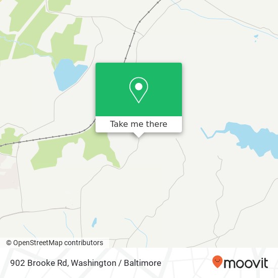 Mapa de 902 Brooke Rd, Fredericksburg, VA 22405