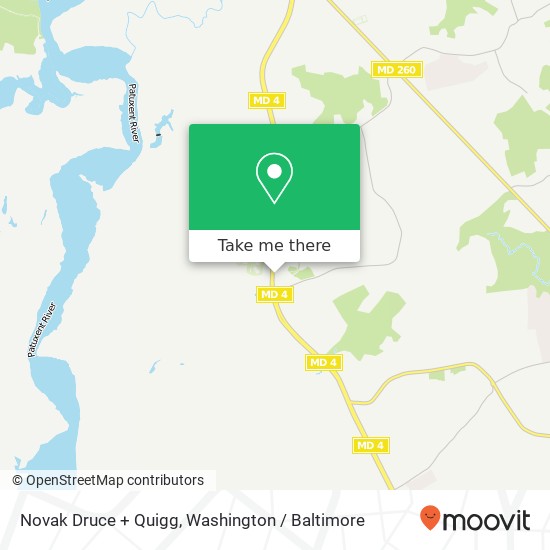Mapa de Novak Druce + Quigg, 10415 Southern Maryland Blvd