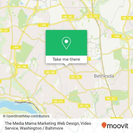 Mapa de The Media Mama Marketing Web Design, Video Service, Aberdeen Rd