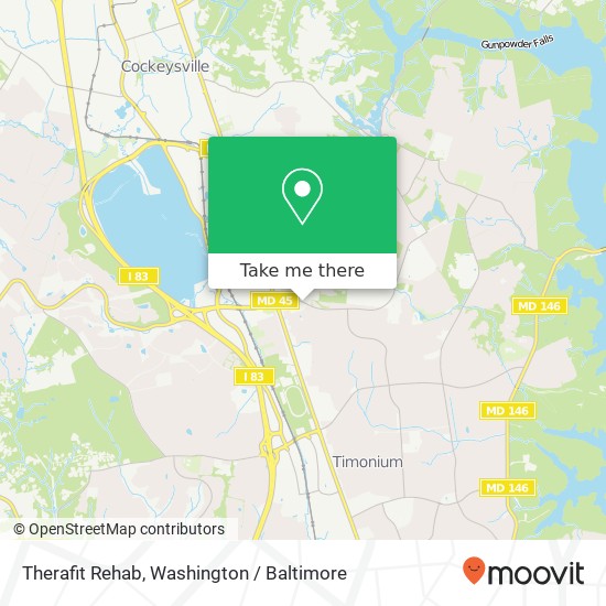 Therafit Rehab, 61 E Padonia Rd map