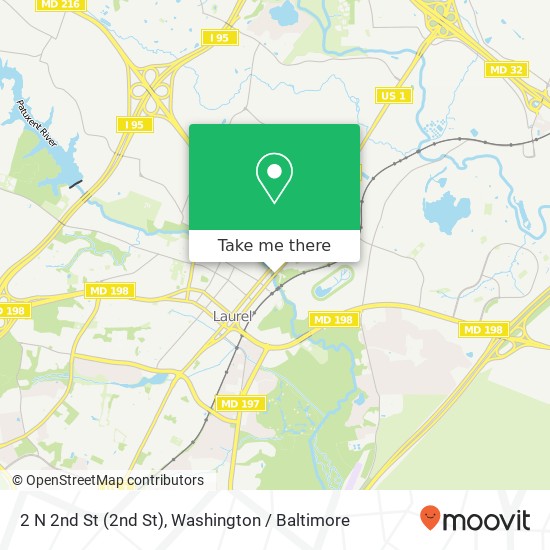 2 N 2nd St (2nd St), Laurel (LAUREL), MD 20723 map
