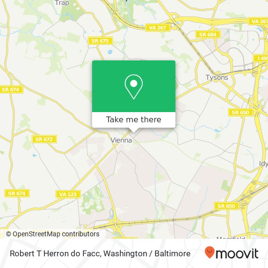 Mapa de Robert T Herron do Facc, 130 Park St SE
