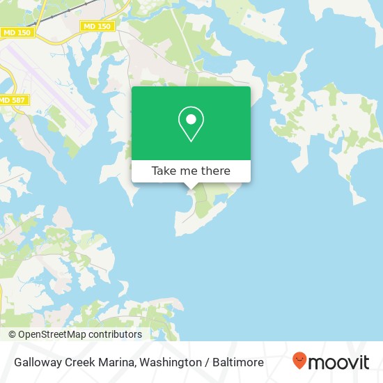 Mapa de Galloway Creek Marina