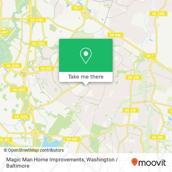 Mapa de Magic Man Home Improvements, 207 E Holly Ave