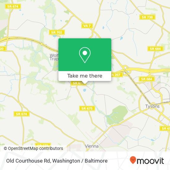 Old Courthouse Rd, Vienna, VA 22182 map