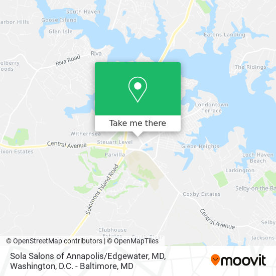Sola Salons of Annapolis / Edgewater, MD map
