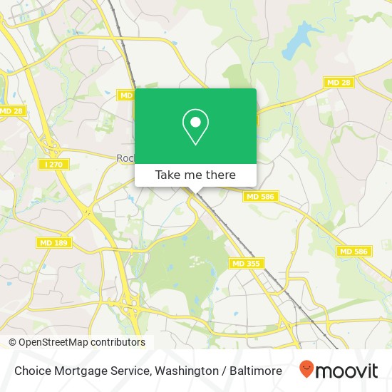 Choice Mortgage Service, 822 Rockville Pike map