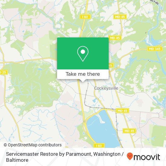 Servicemaster Restore by Paramount, 350 Clubhouse Rd map