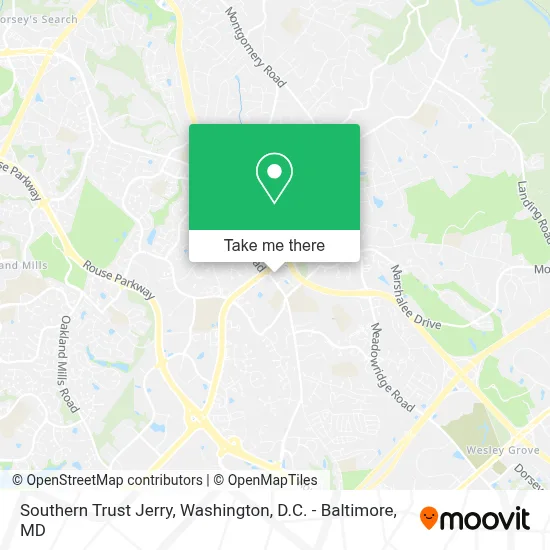 Southern Trust Jerry map