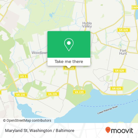 Mapa de Maryland St, Alexandria, VA 22309