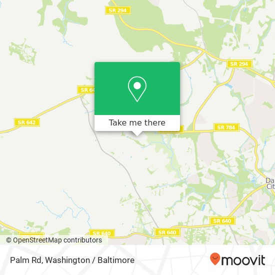 Mapa de Palm Rd, Woodbridge, VA 22193