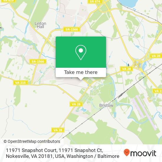 11971 Snapshot Court, 11971 Snapshot Ct, Nokesville, VA 20181, USA map