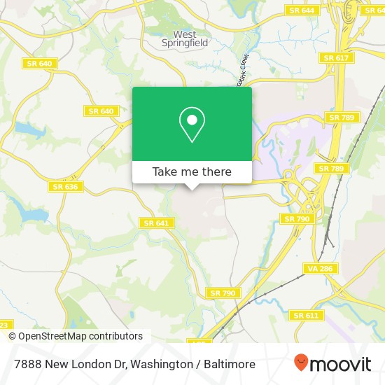 7888 New London Dr, Springfield, VA 22153 map