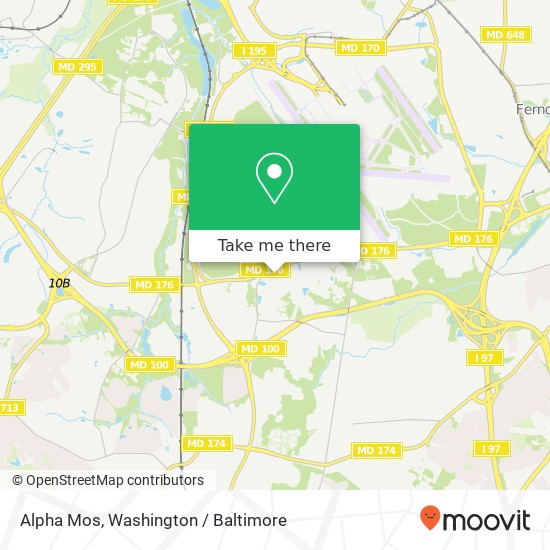 Mapa de Alpha Mos, 7502 Connelley Dr