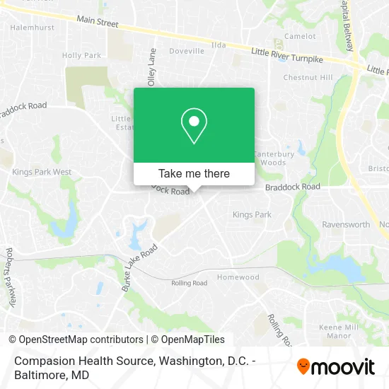 Mapa de Compasion Health Source