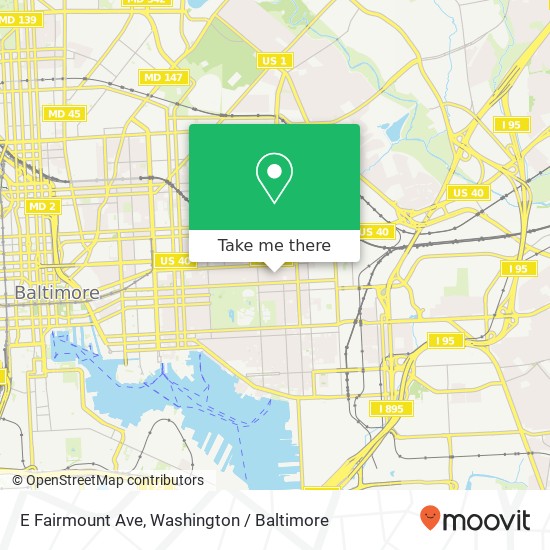 E Fairmount Ave, Baltimore, MD 21224 map