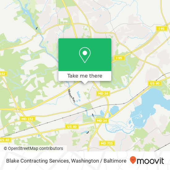 Blake Contracting Services, 2107 Emmorton Park Rd map