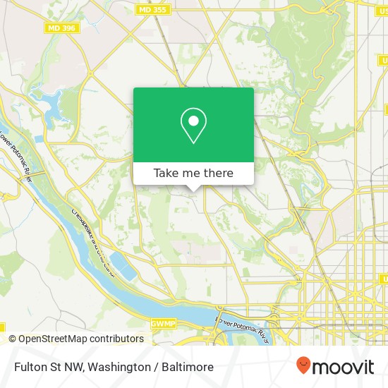 Fulton St NW, Washington (Washington DC), DC 20007 map