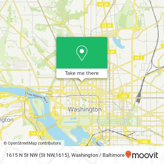 1615 N St NW (St NW,1615), Washington (DC), DC 20036 map