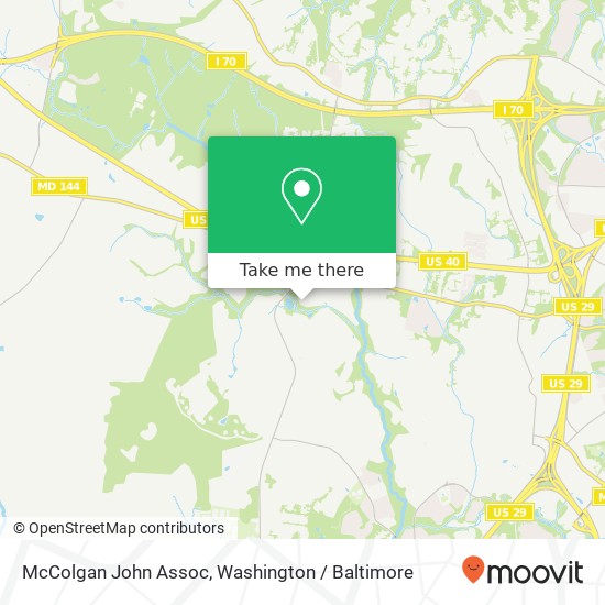 Mapa de McColgan John Assoc, 10029 Carrigan Dr