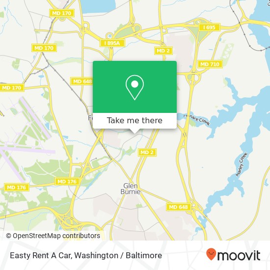 Mapa de Easty Rent A Car, 142 8th Ave NW