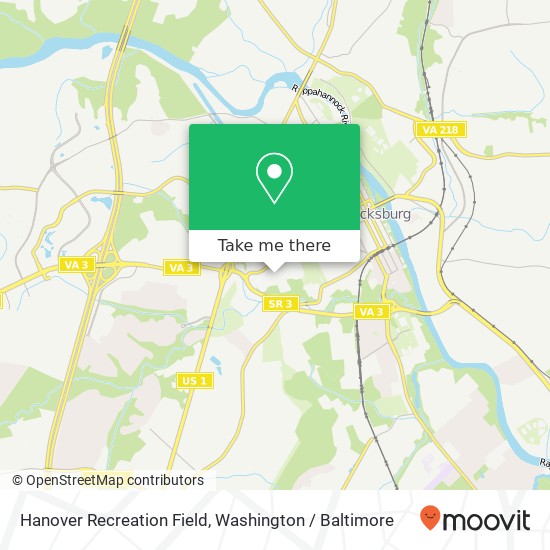 Mapa de Hanover Recreation Field, Hanover St
