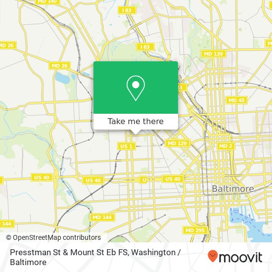 Presstman St & Mount St Eb FS map