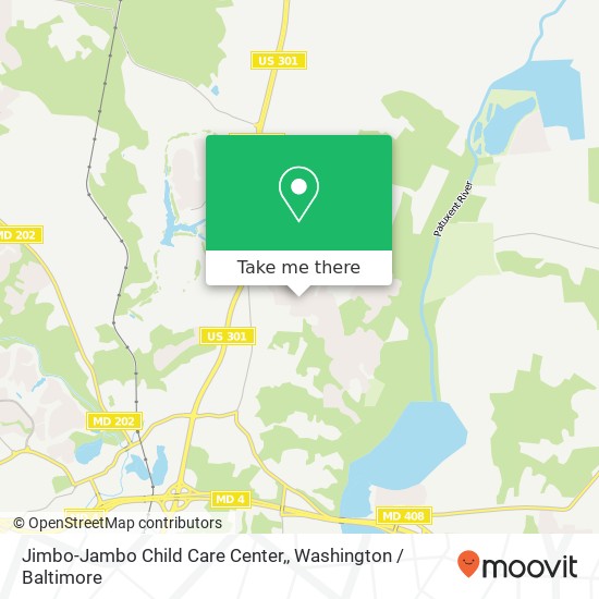 Mapa de Jimbo-Jambo Child Care Center,, 3741 Halloway N