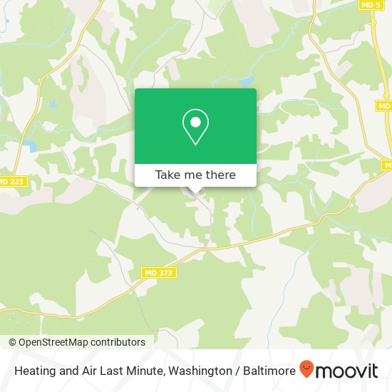 Mapa de Heating and Air Last Minute, 14114 S Springfield Rd