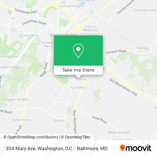 Mapa de 304 Mary Ave