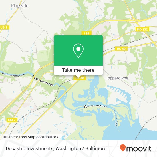 Decastro Investments, 12210 Pulaski Hwy map