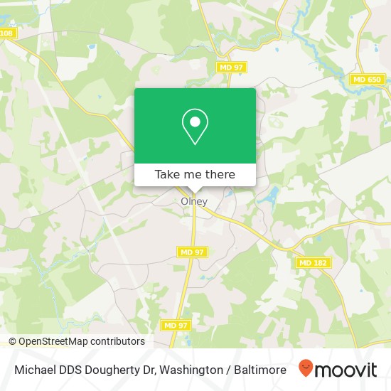 Mapa de Michael DDS Dougherty Dr, 18121 Georgia Ave