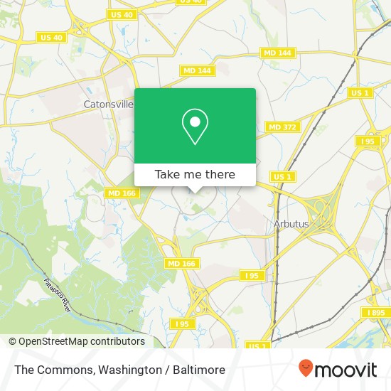 The Commons, The Commons, Catonsville, MD 21250, USA map