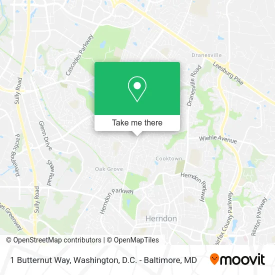 Mapa de 1 Butternut Way