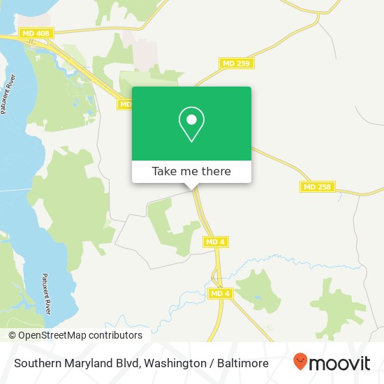 Mapa de Southern Maryland Blvd, Lothian, MD 20711