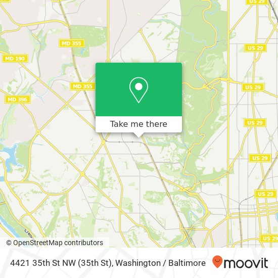 4421 35th St NW (35th St), Washington, DC 20008 map