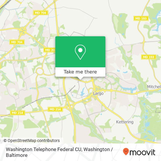 Washington Telephone Federal CU, 9500 Arena Dr map
